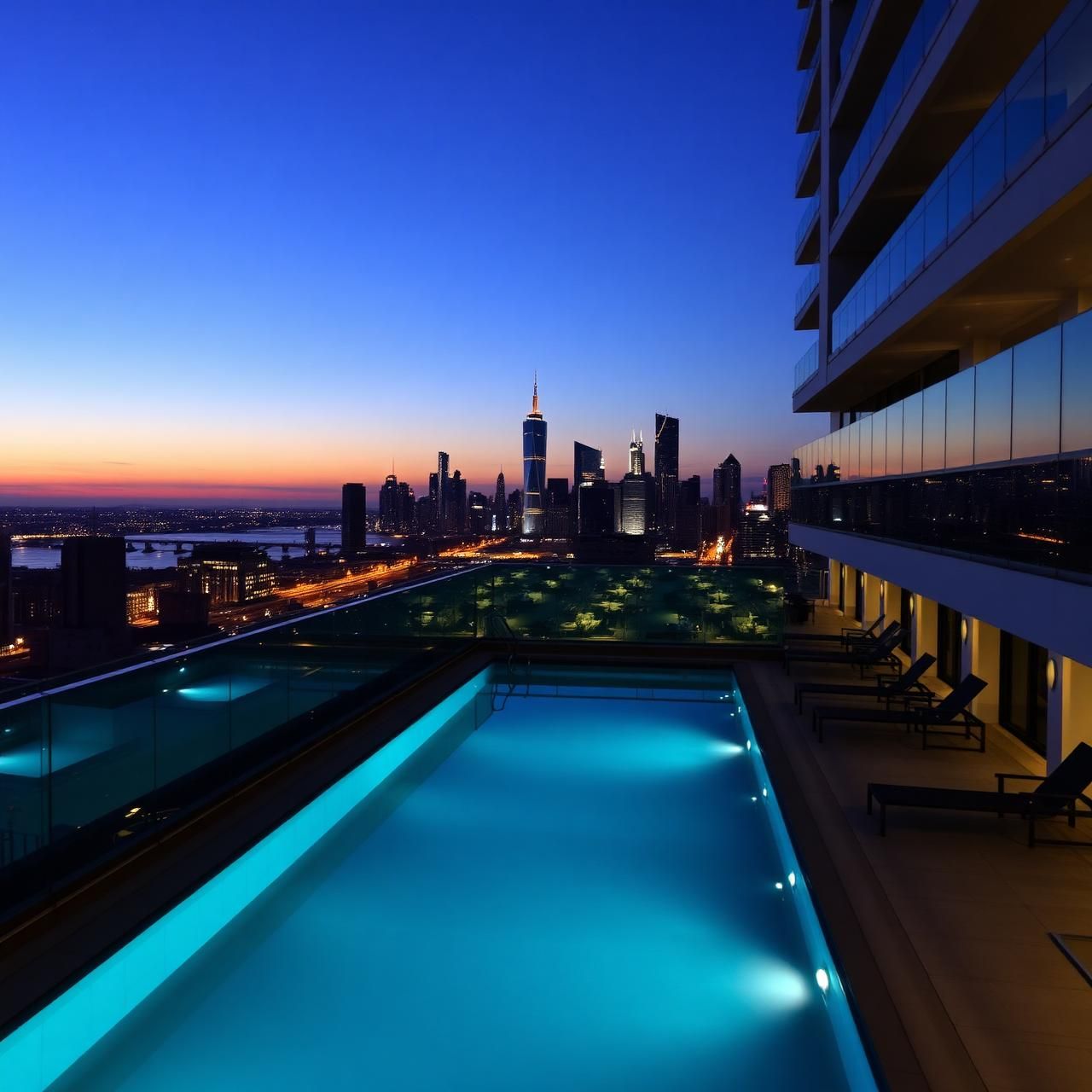 İstanbul Çatı Otel Havuzu